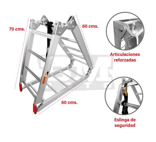 Rampa de Aluminio Plegable para Motos trifolding-1