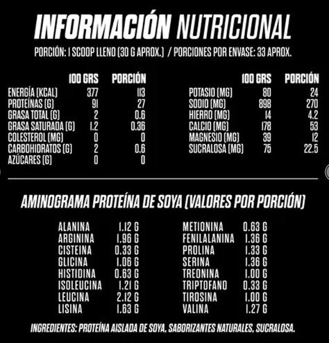 Pack Proteina Vegetal Frutos del Bosque 1 Kg + Creatina 300 Gr Gohard-2
