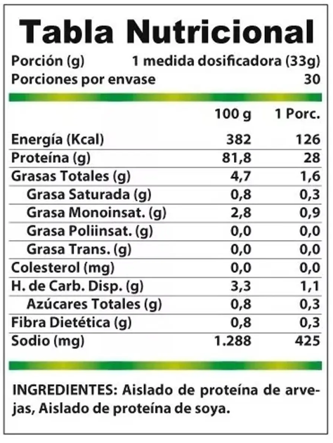 Proteina Aislada Vegan Cooking Protein P/ Cocinar 1 Kilo-1