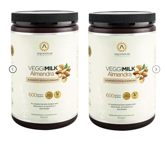 Leche de Almendras Veggimilk 2x600 Grs para 30 Litros-0