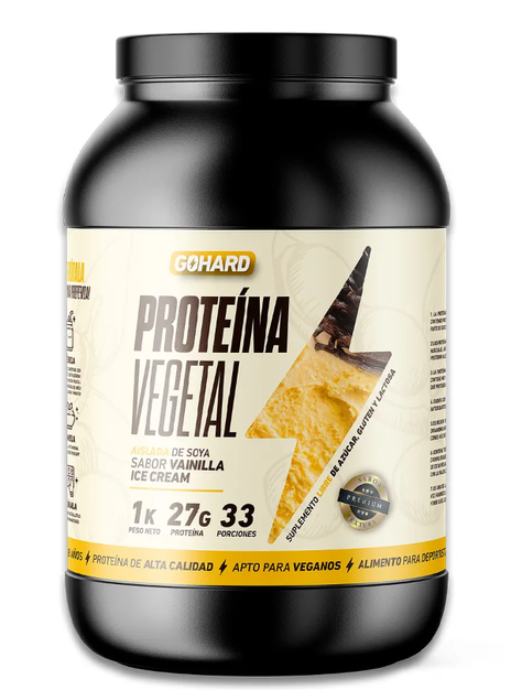 Proteina Vegetal Gohard 1 Kg Sabor Vainilla-0
