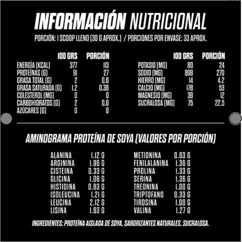 Proteina Vegetal Gohard 1 Kg Sabor Vainilla-1