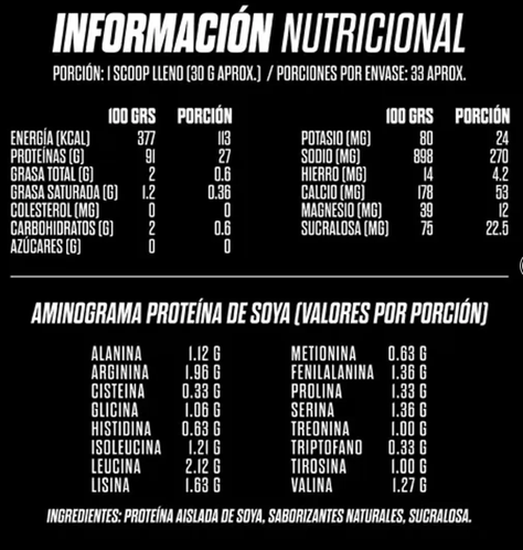 Pack Proteina Vegetal Dulce de Leche 1 Kg + Creatina 300 Gr Gohard-1
