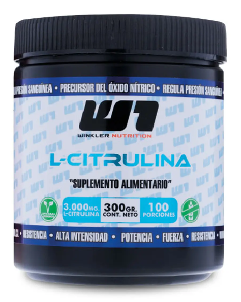 L- Citrulina 100% 3000mg 300 Gr Winkler.-0