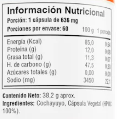 Cochayuyo Fv 180 Capsulas 3x60 Caps-2