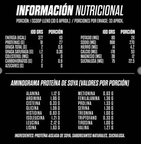 Proteina Vegetal Gohard 1 Kg Sabor Cookies & Cream-1