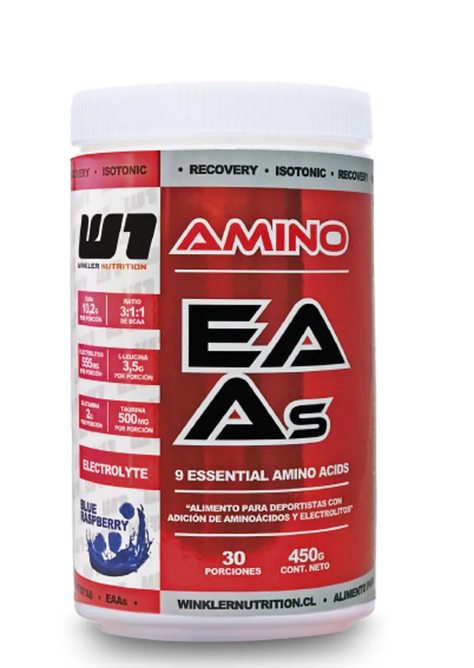 EAAS : Bcaa + Amino Esenciales + Electrolitos 450 Gr Winkler. Fruit Punch-0
