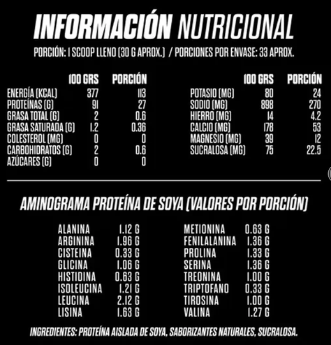 Pack Proteina Vegetal Vainilla 1 Kg + Creatina 300 Gr Gohard-2
