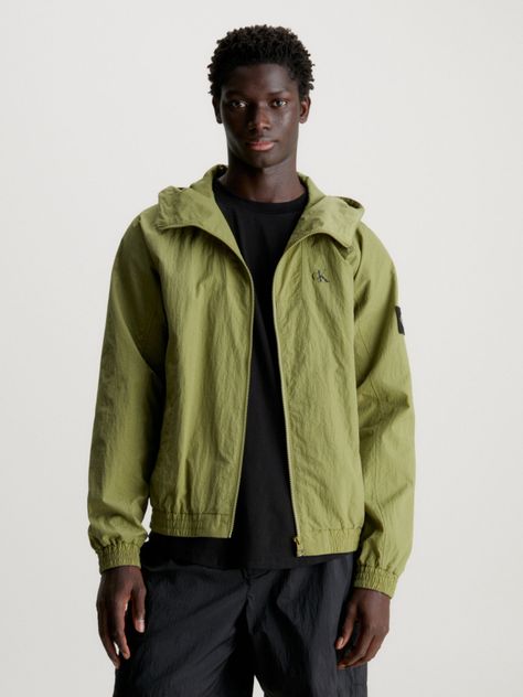 Chaqueta Unpadded Harrington Verde Calvin Klein-0