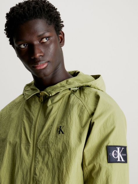Chaqueta Unpadded Harrington Verde Calvin Klein-3