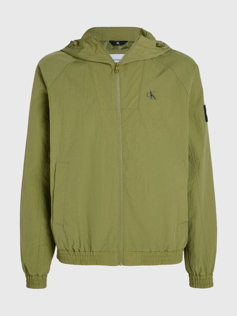 Chaqueta Unpadded Harrington Verde Calvin Klein-4