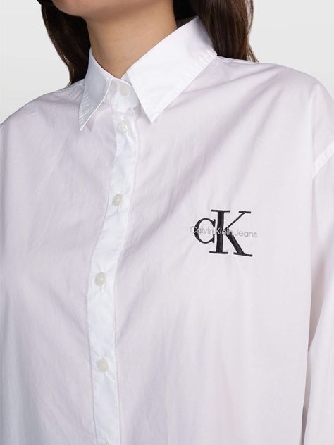 Camisa Oversize Loose Monologo Blanco-3