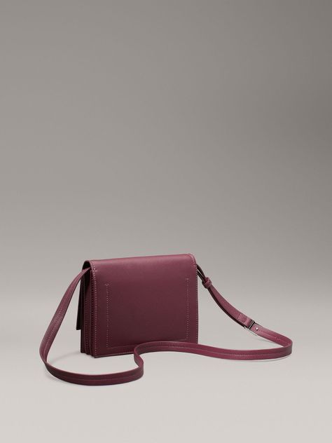 Bandolera CK Linear Burdeo Calvin Klein-4