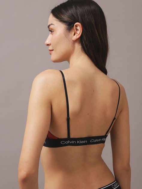 Bralette 1996 Unlined Rojo Calvin Klein-1