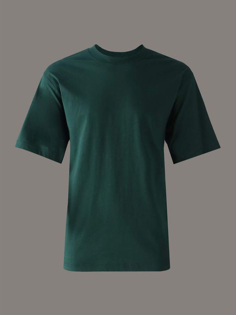 Polera Woven Label Relaxed Verde Calvin Klein-4