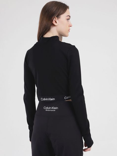 Polera Logo Elastic Negro Calvin Klein-1