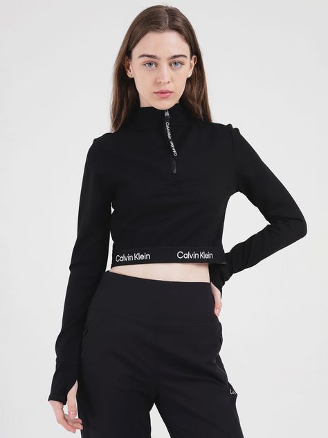 Polera Logo Elastic Negro Calvin Klein-0