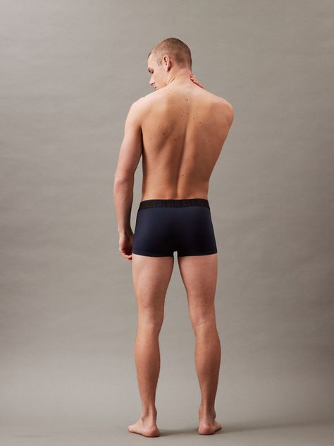 Bóxer Low Trunk Power Ultra Cooling Azul Calvin Klein-3