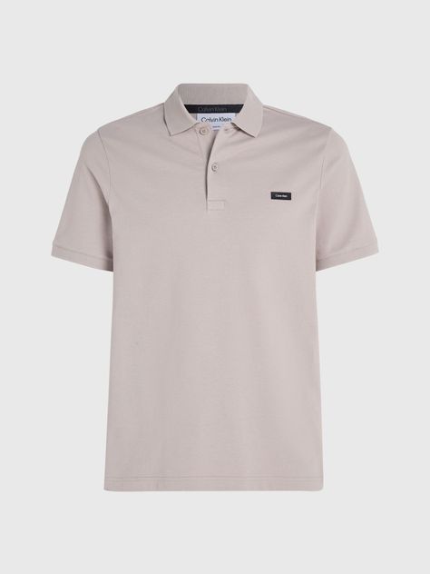 Polo Stretch Slim Beige Calvin Klein-4