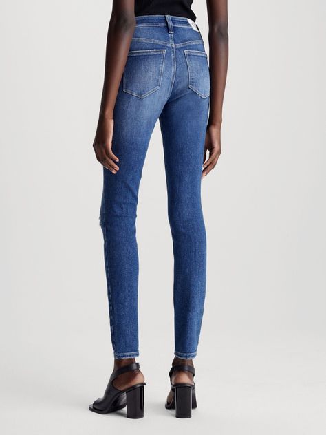 Jeans Mujer Skinny Azul Calvin Klein-2