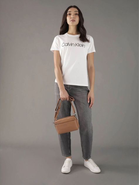 Bandolera CK Must Convertible Café Calvin Klein-1