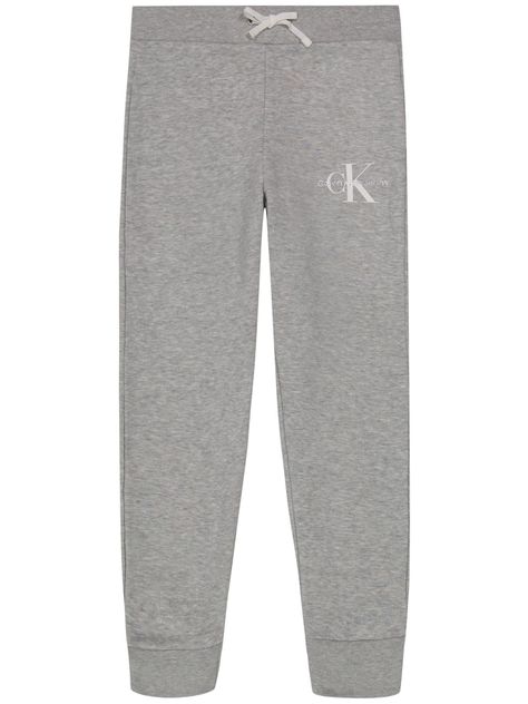 Jogger Monogram Logo 095 Gris Calvin Klein-0