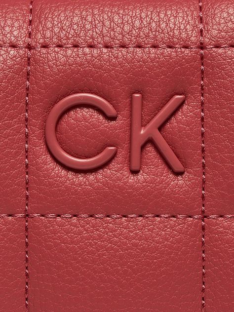 Bandolera Square Quilt Rojo Calvin Klein-3