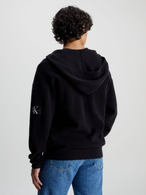 Sweater con Gorro Badger Negro Calvin Klein-2