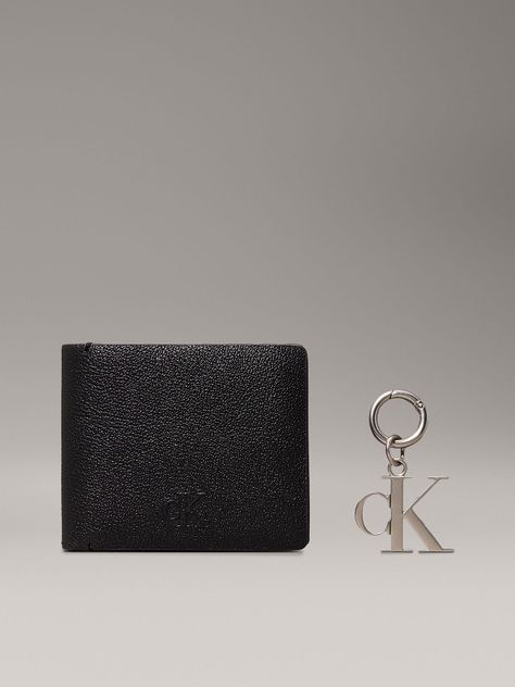 Set de Regalo Billetera y Llavero Negro Calvin Klein-0