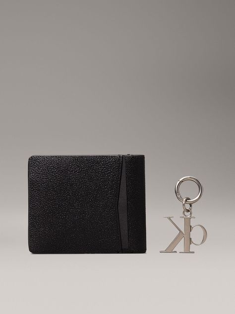 Set de Regalo Billetera y Llavero Negro Calvin Klein-1
