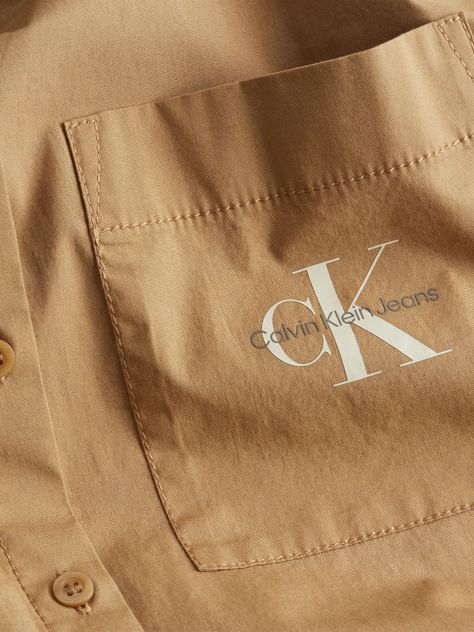 Camisa Monologo Relaxed Café Calvin Klein-1