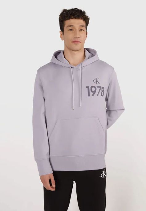 Polerón con Gorro Varsity Lila Calvin Klein-0