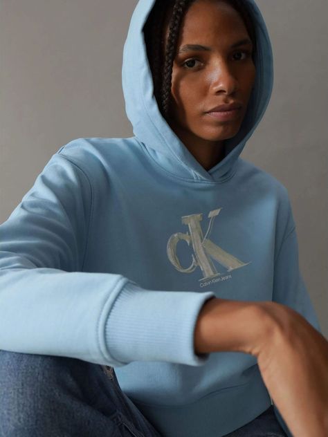 Polerón con Gorro Meta Ck Azul Calvin Klein-3