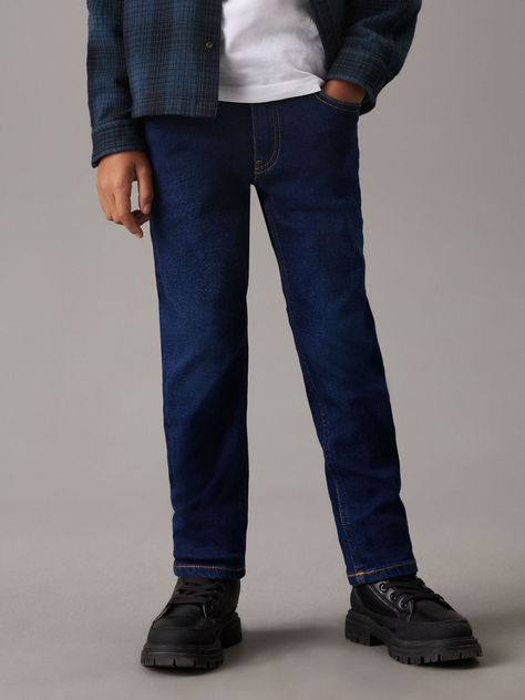 Jeans Niño Dad Authentic City Azul Calvin Klein-0