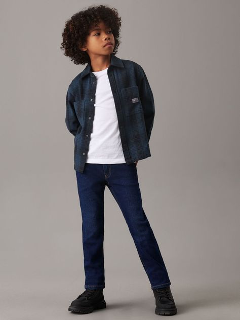 Jeans Niño Dad Authentic City Azul Calvin Klein-1