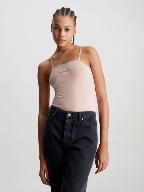 Body Monologo Strappy Rosado Calvin Klein-0