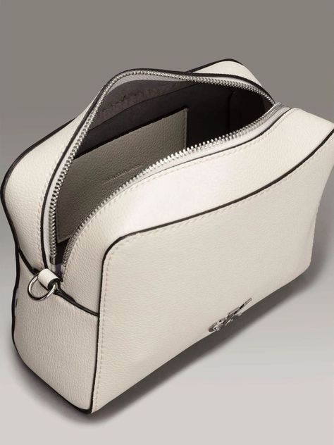 Bandolera Minimal Monogram Beige Calvin Klein-2