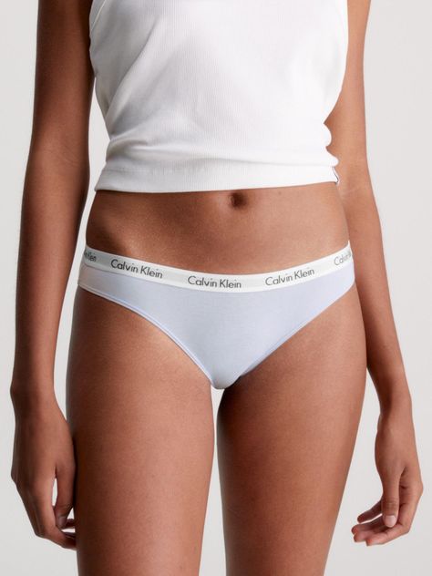 Calzón Bikini Carousel Celeste Calvin Klein-0
