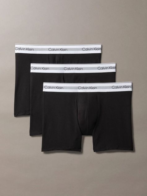 Pack 3 Bóxesr Boxer Brief Modern Air Negro Calvin Klein-0