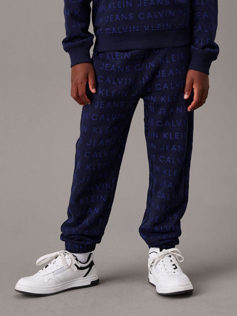 Jogger Niño CKJ AOP Azul Calvin Klein-0
