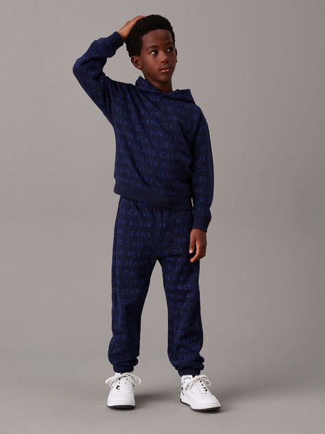 Jogger Niño CKJ AOP Azul Calvin Klein-1
