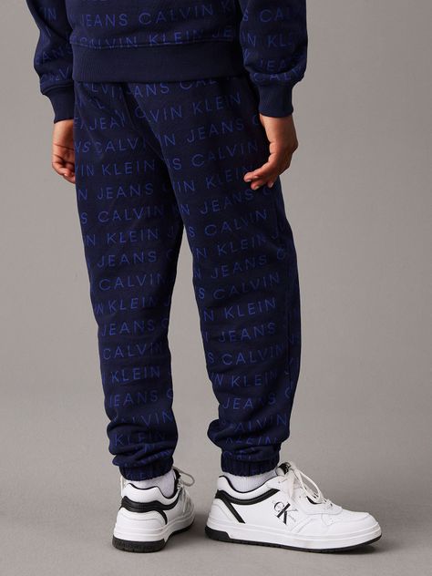 Jogger Niño CKJ AOP Azul Calvin Klein-2