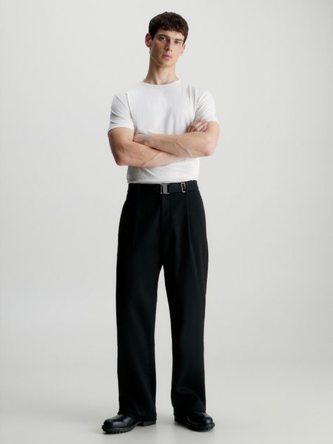 Polera Smooth Cotton Blanco Calvin Klein-1