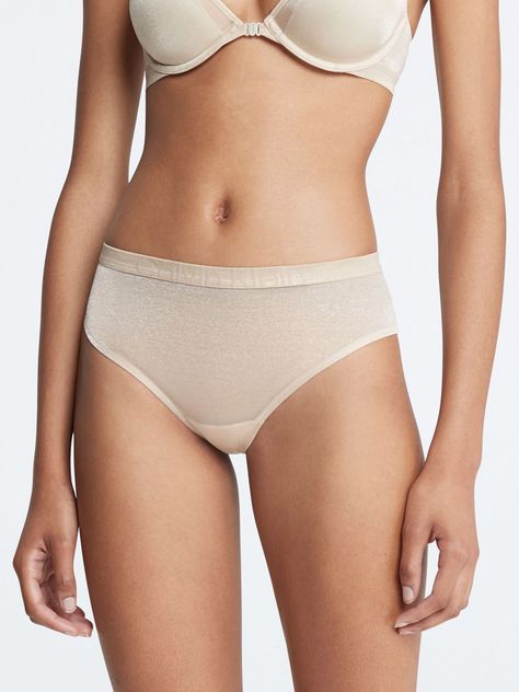 Calzón Bikini Future Shift Beige Calvin Klein-0