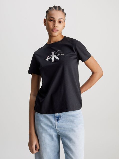 Polera Diffused Monologo Regular Negro Calvin Klein-0