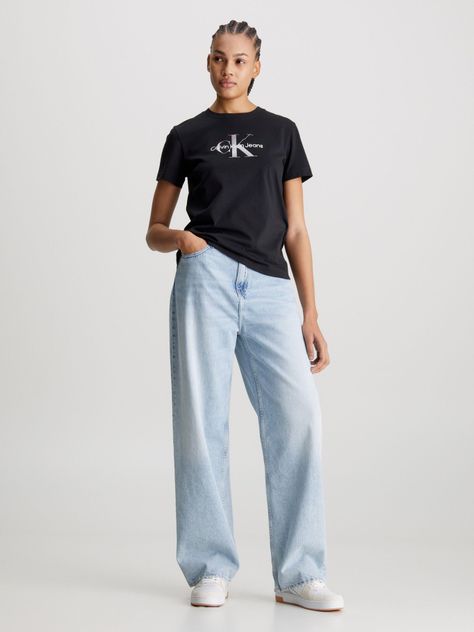 Polera Diffused Monologo Regular Negro Calvin Klein-1