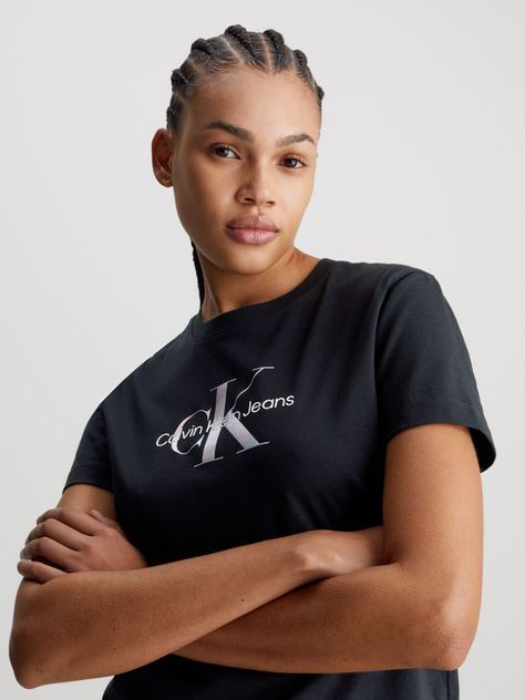 Polera Diffused Monologo Regular Negro Calvin Klein-3