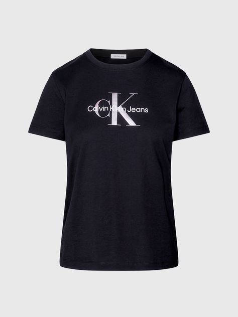 Polera Diffused Monologo Regular Negro Calvin Klein-4