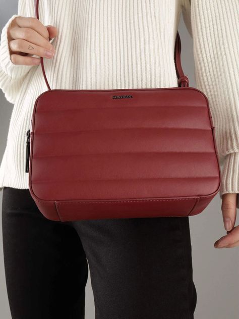 Bandolera Line Quilt Rojo Calvin Klein-3