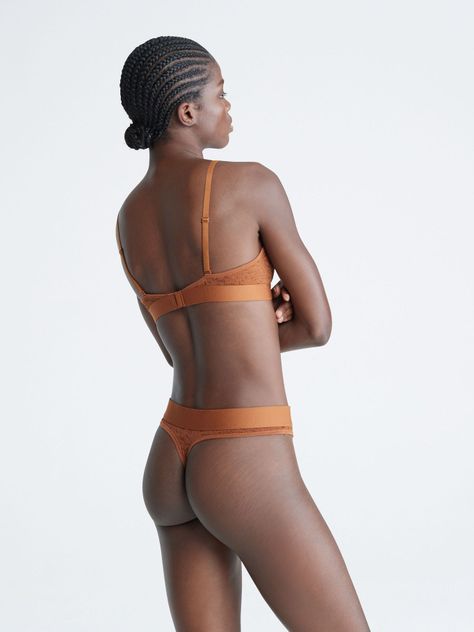BraletteTriángulo Intrinsic Unlined Café Calvin Klein-2